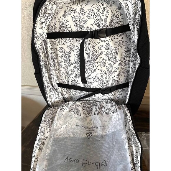Vera Bradley Large Travel Backpack in microfiber Navy -NWT main image 4